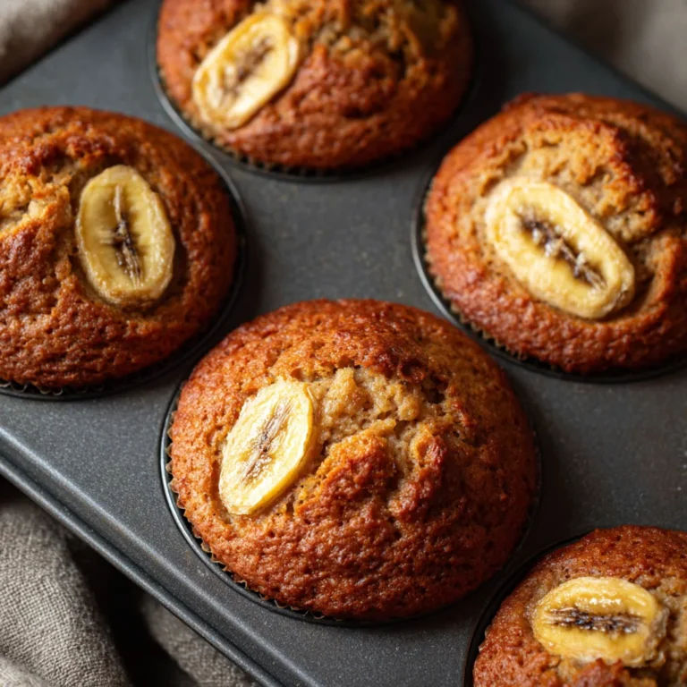 Simple Banana Bread Recipe Muffins 1