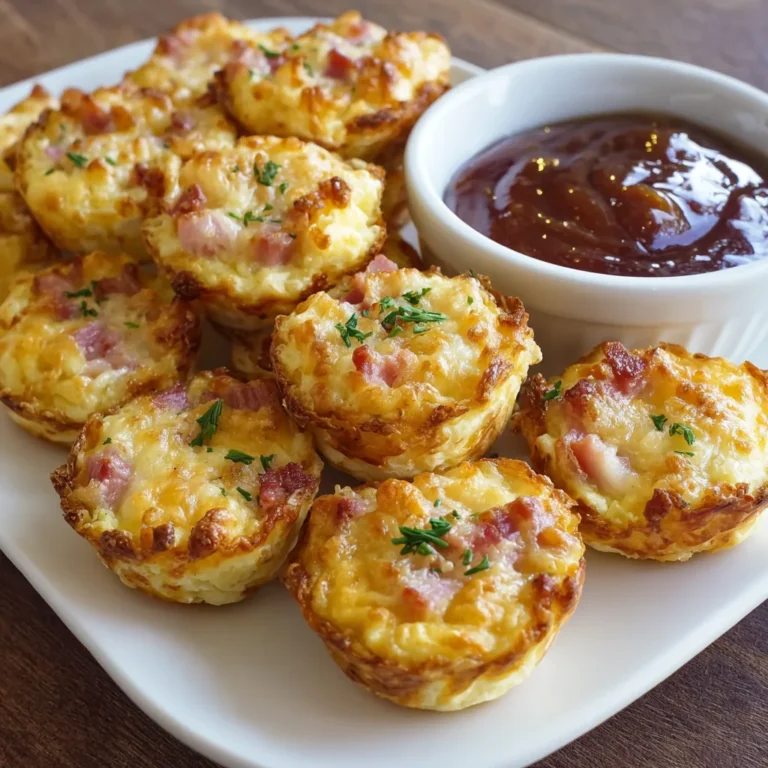 Ham & Cheese Breakfast Bites