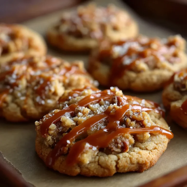 Caramel Apple Pie Cookies