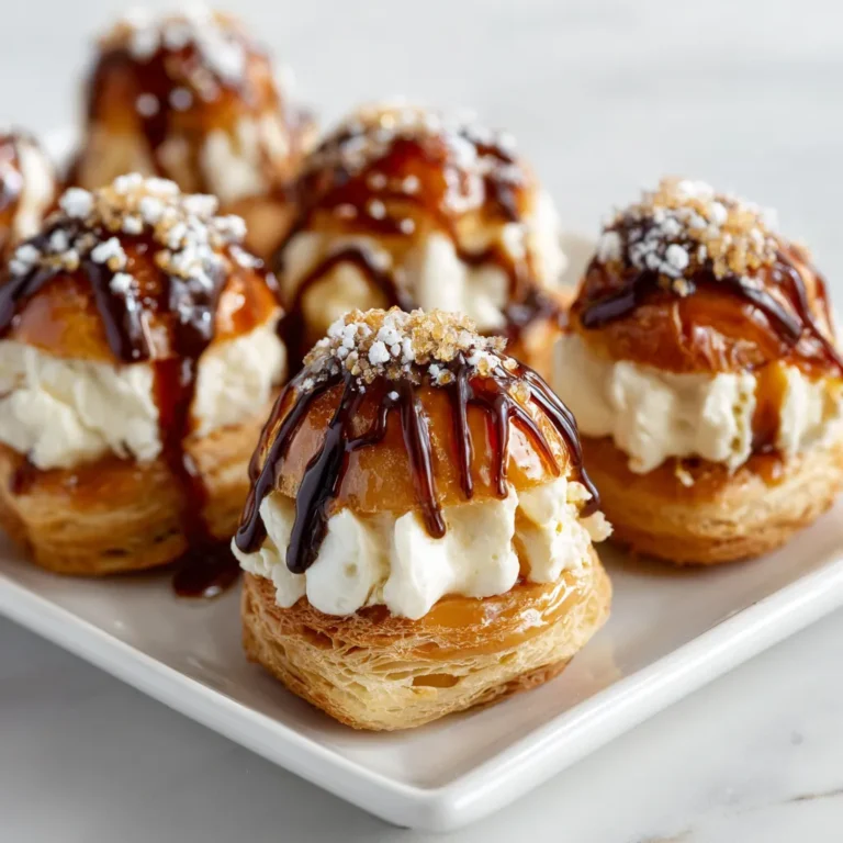 Caramel Puff Pastry Bites
