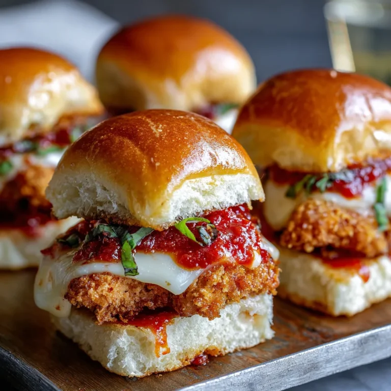 Chicken Parmesan Sliders