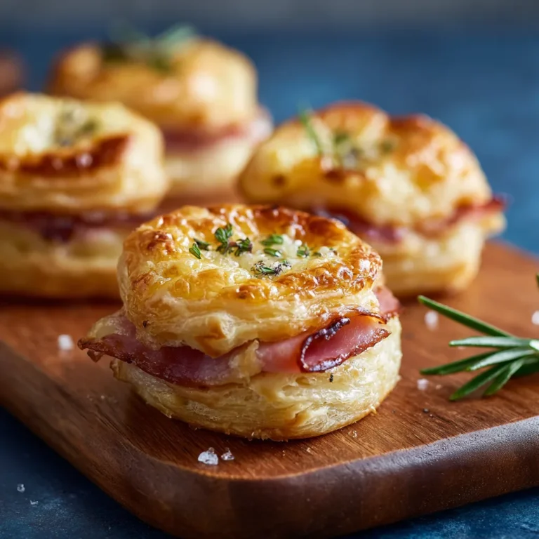 Ham & Cheese Puff Bites