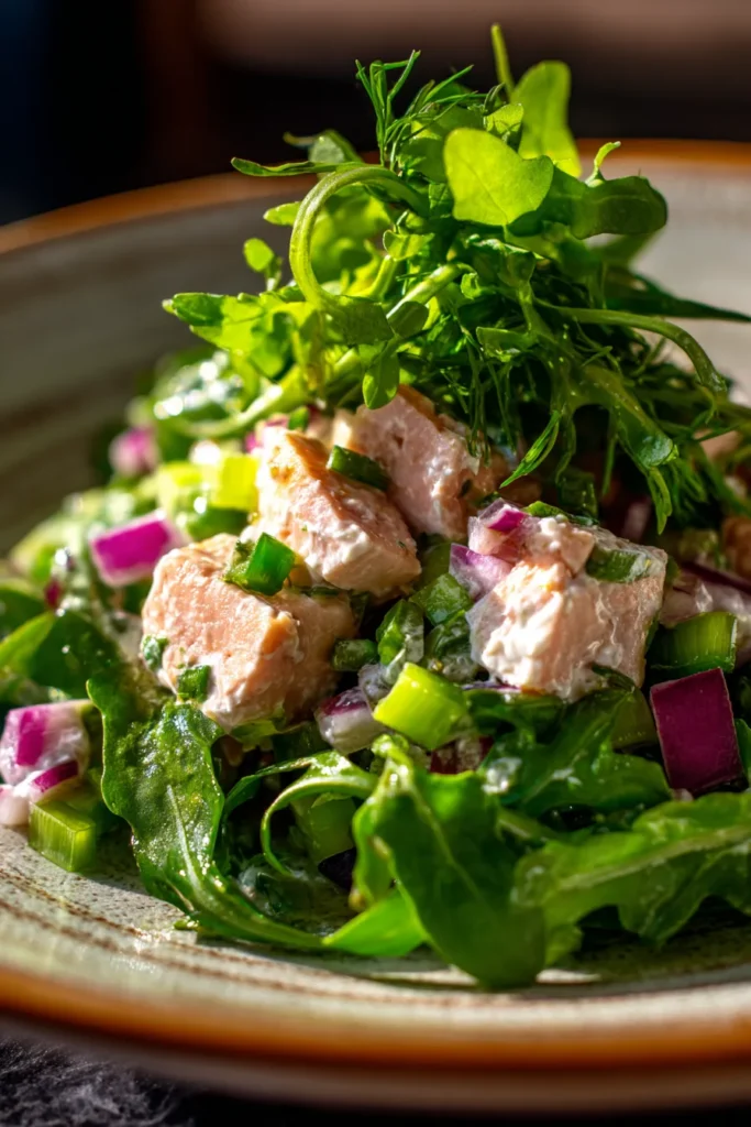 Peppery Arugula Tuna Salad: Quick, Fresh & Flavorful Lunch