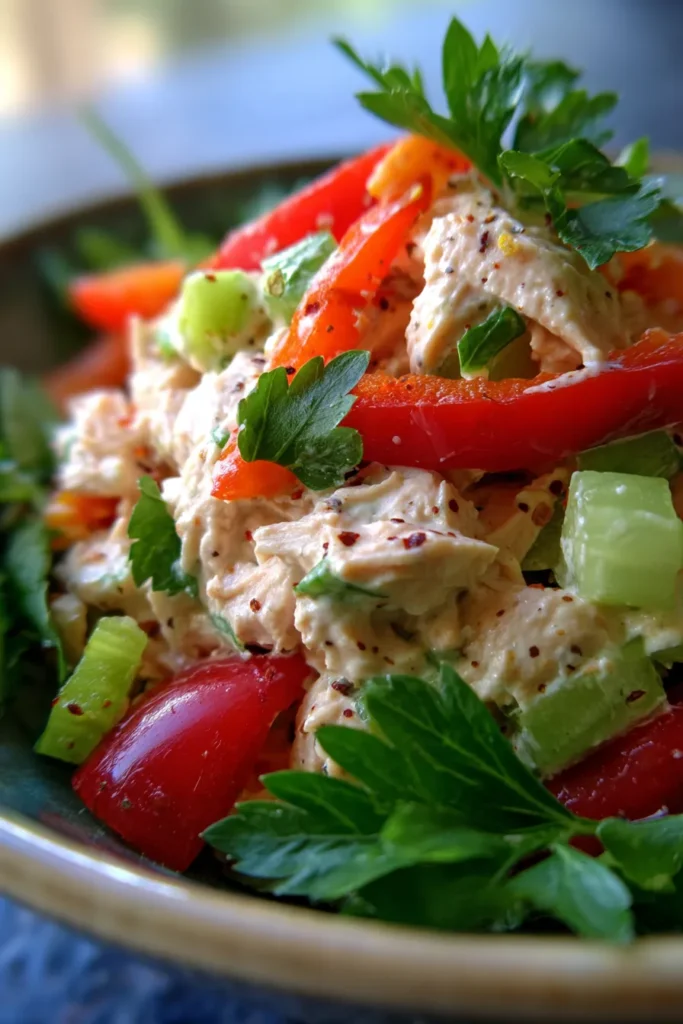 Best Ever Tuna Salad with Roasted Red Peppers – Easy Recipe