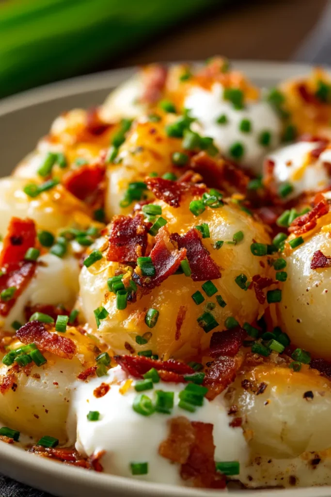 Loaded Baked Potato Style Onion Boil: Ultimate Comfort Food!