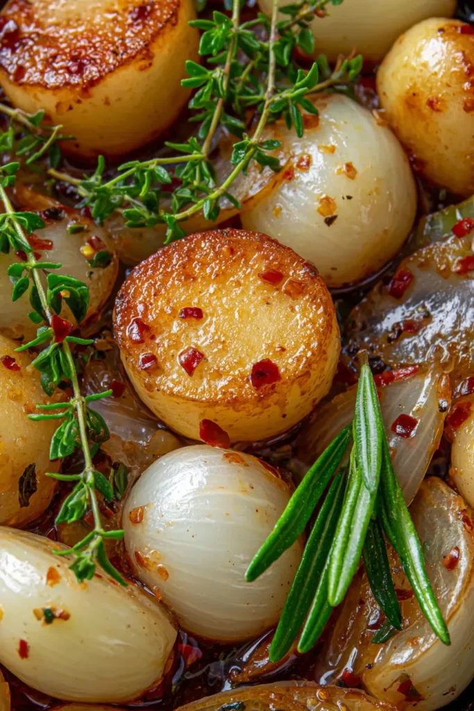 Melt-in-Your-Mouth Oven-Baked Garlic Confit Onions