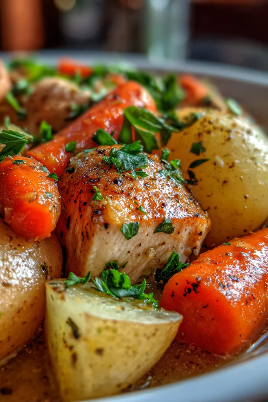 20 Crockpot Meals-chicken-and-vegetables-in-slow-cooker