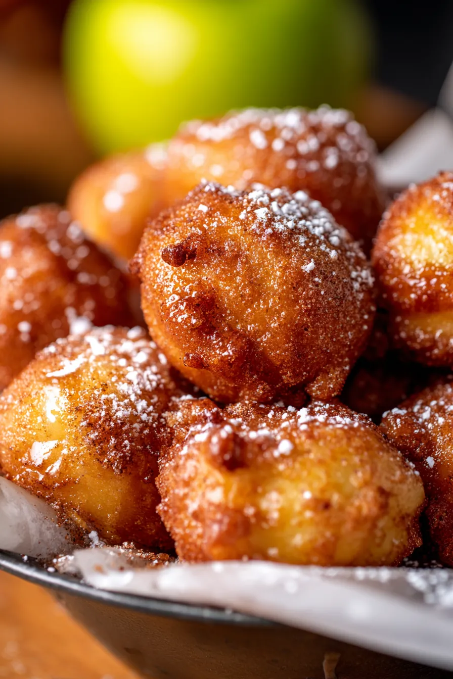 Apple Fritter Bites-dough-preparation