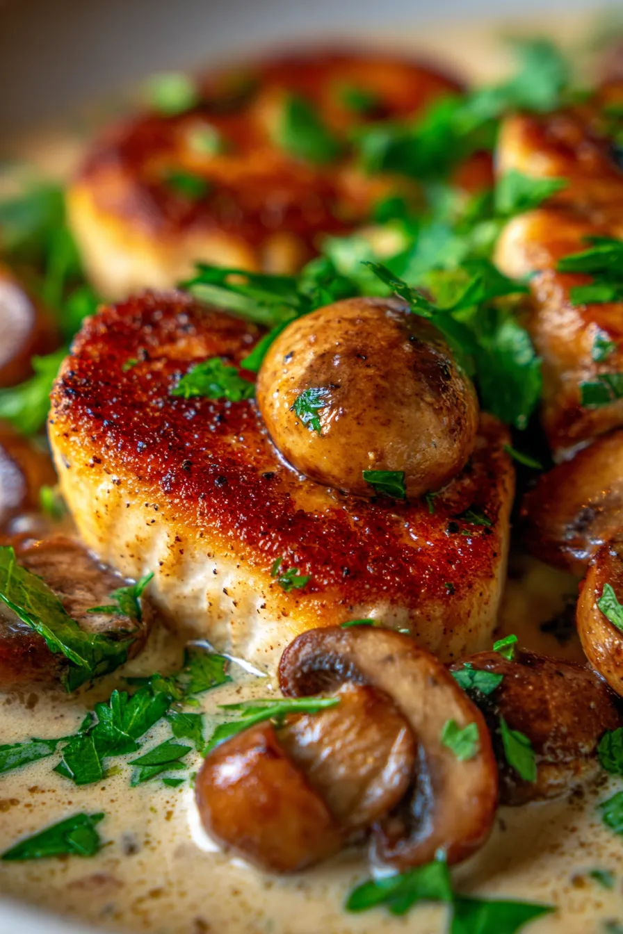 asiago chicken closeup texture