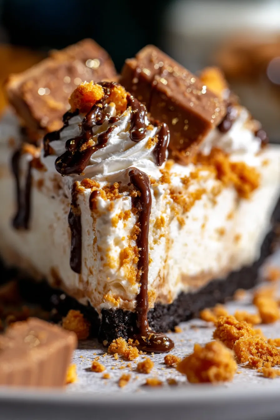 Butterfinger Pie-texture-closeup