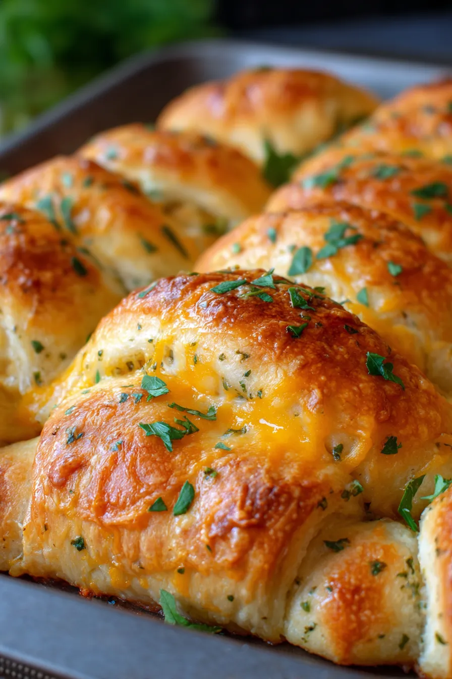 Cheesy Chicken Crescent Bake-fresh-out-oven