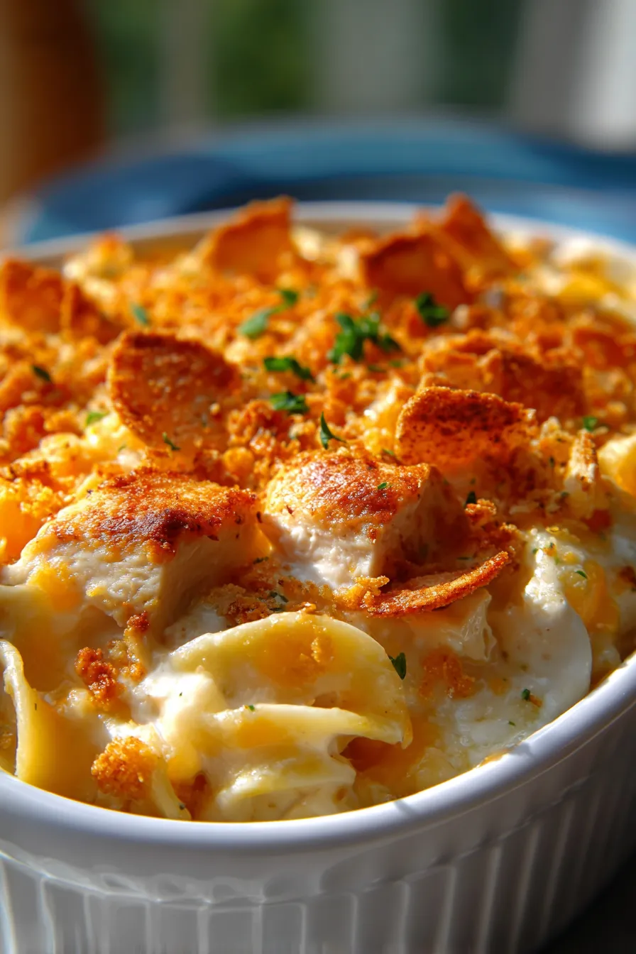 Chicken Casserole-ingredients-overhead