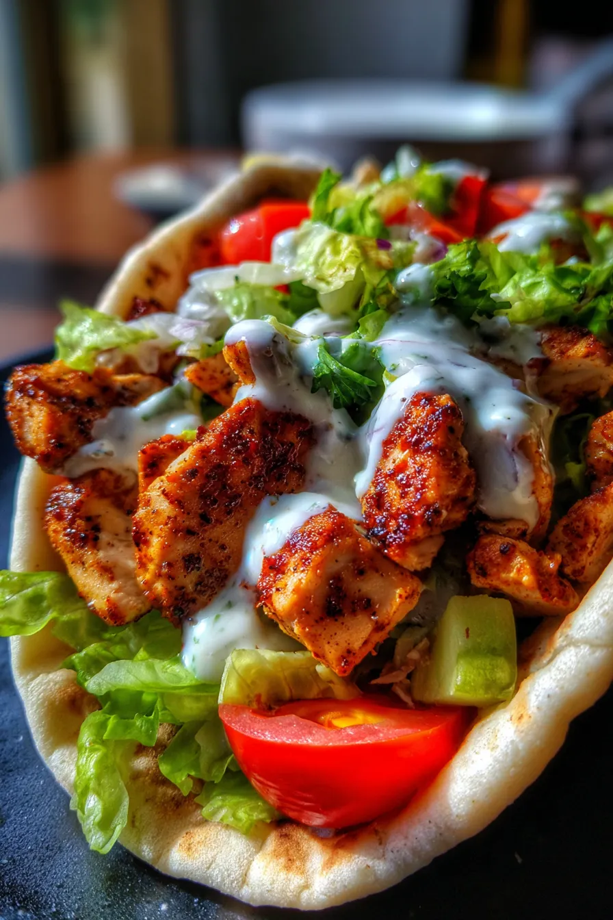 Chicken Shawarma with Garlic Sauce - k-popkitchen - ingredients prep