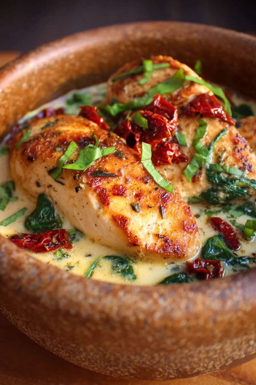 creamy chicken dish, weeknight dinner