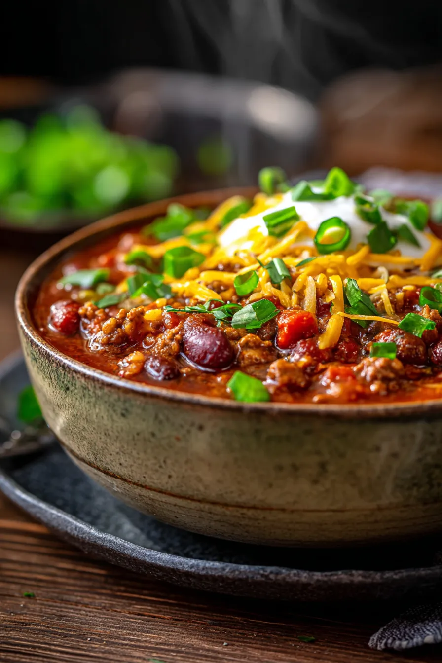 Crockpot Chili (Slow Cooker Chili) Recipe-ingredients-flatlay