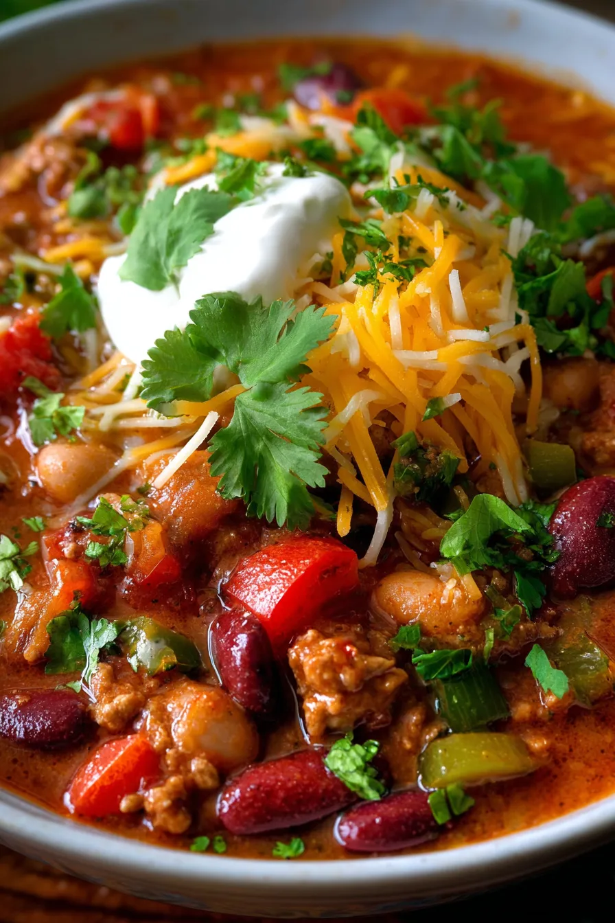 Crockpot Chili-texture-closeup