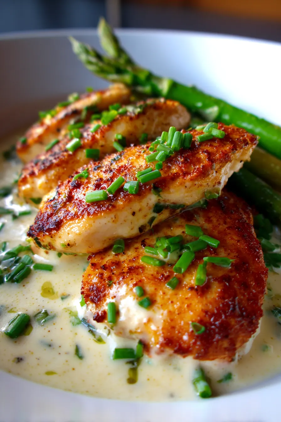 Easy Cream Cheese Chicken-creamy-texture-closeup