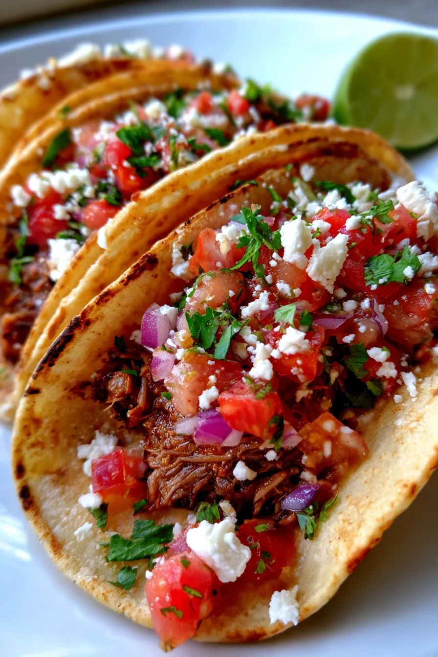 Easy Crock Pot Street Tacos recipe-serving-suggestion
