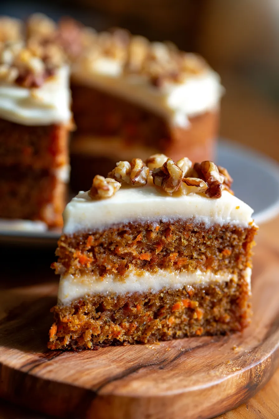 Healthy Carrot Cake-decorated-full