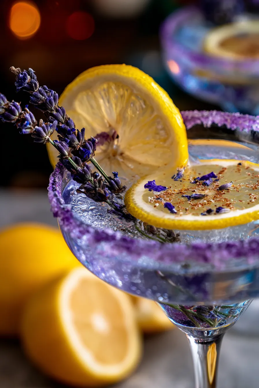 Lavender Simple Syrup-ingredients-overhead