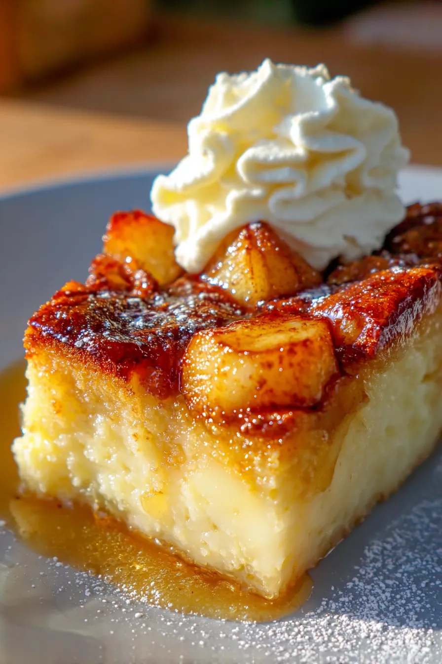 Malvern Pudding (Custard Apple Pudding)-texture-closeup-warm