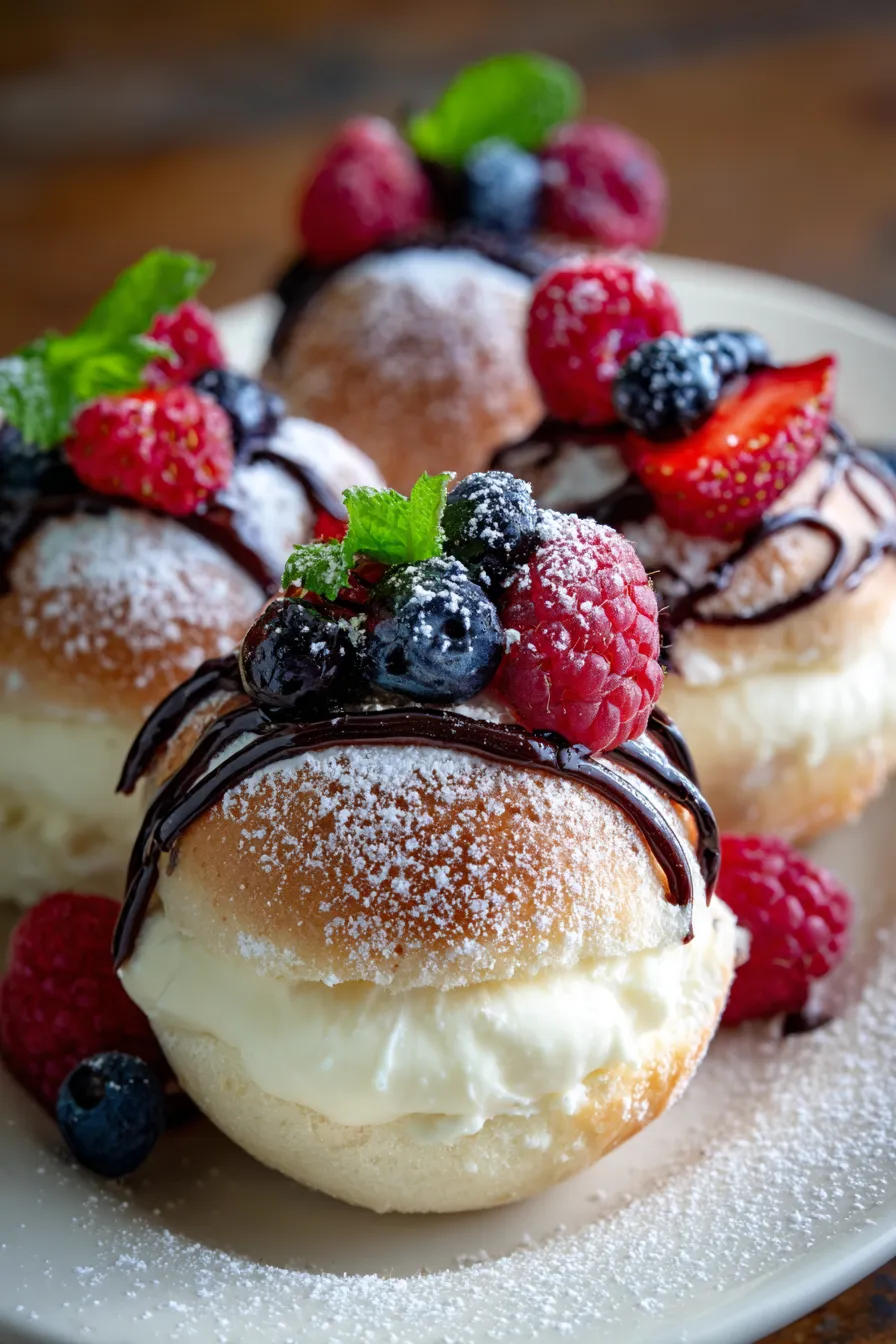 No-bake Italian dessert - ingredients prep - flat lay