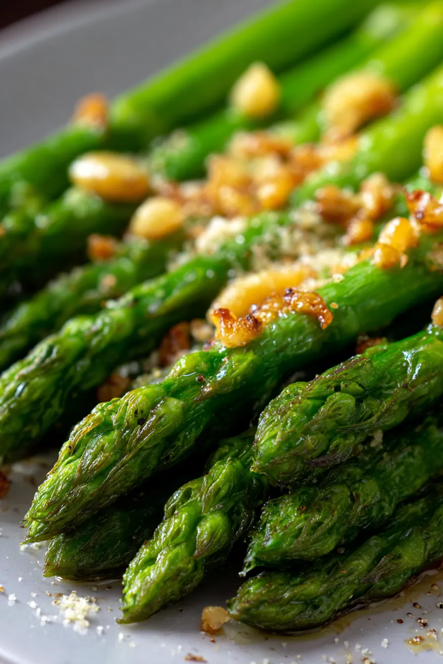 Oven-Baked Asparagus with Garlic and Parmesan-prep-ingredients