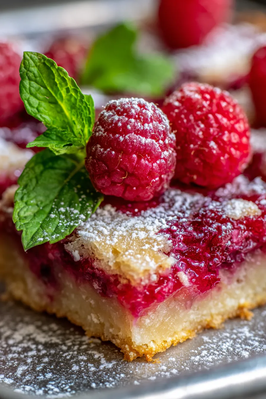 Raspberry Lemonade Bars-finished-platter
