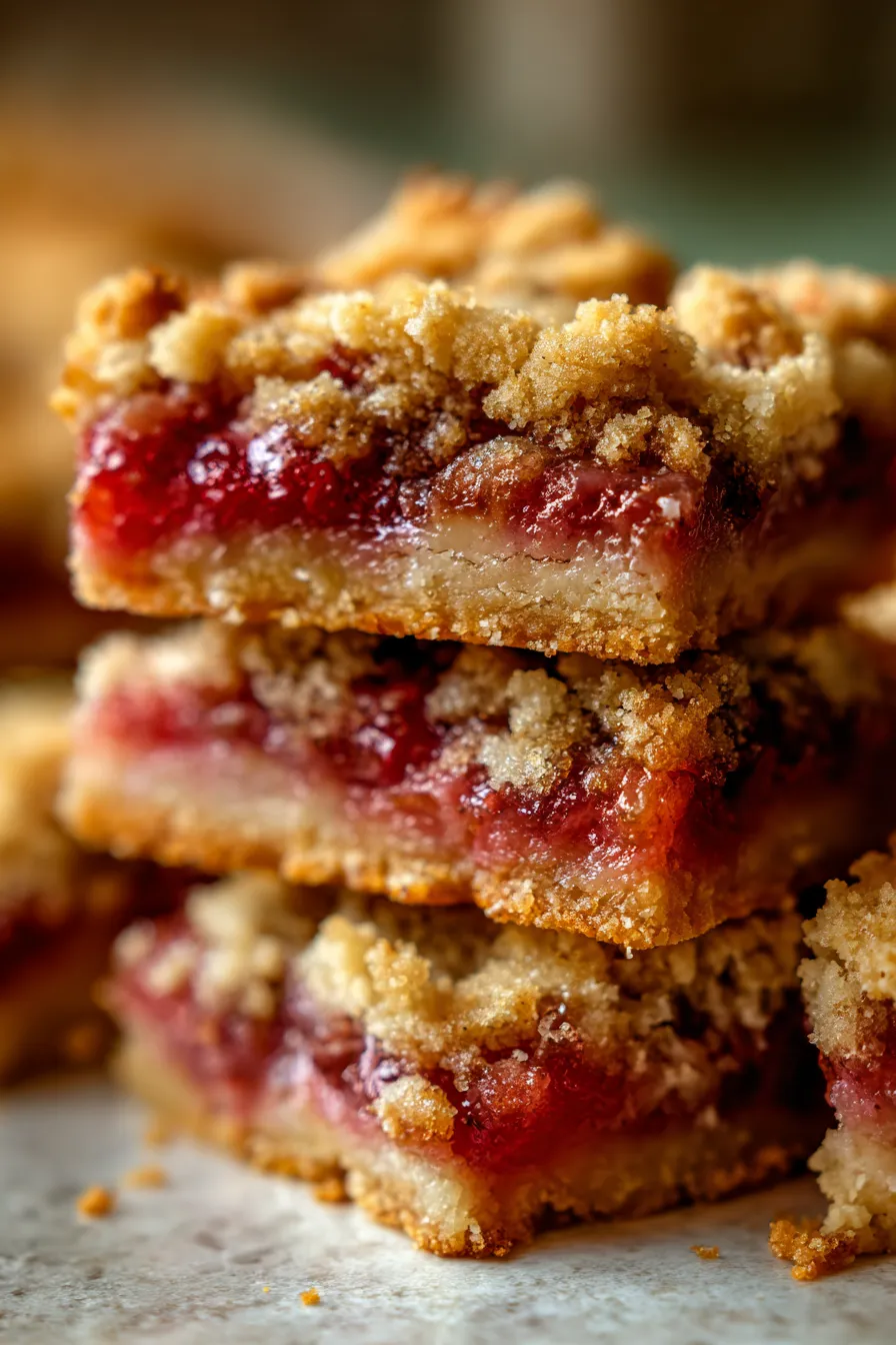 Rhubarb Bars-texture-fork