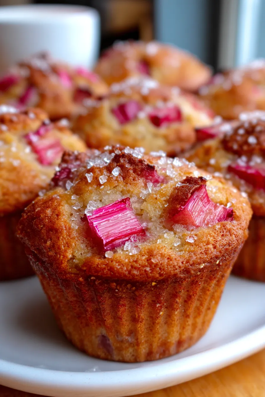 Rhubarb Muffins-ingredients-prep