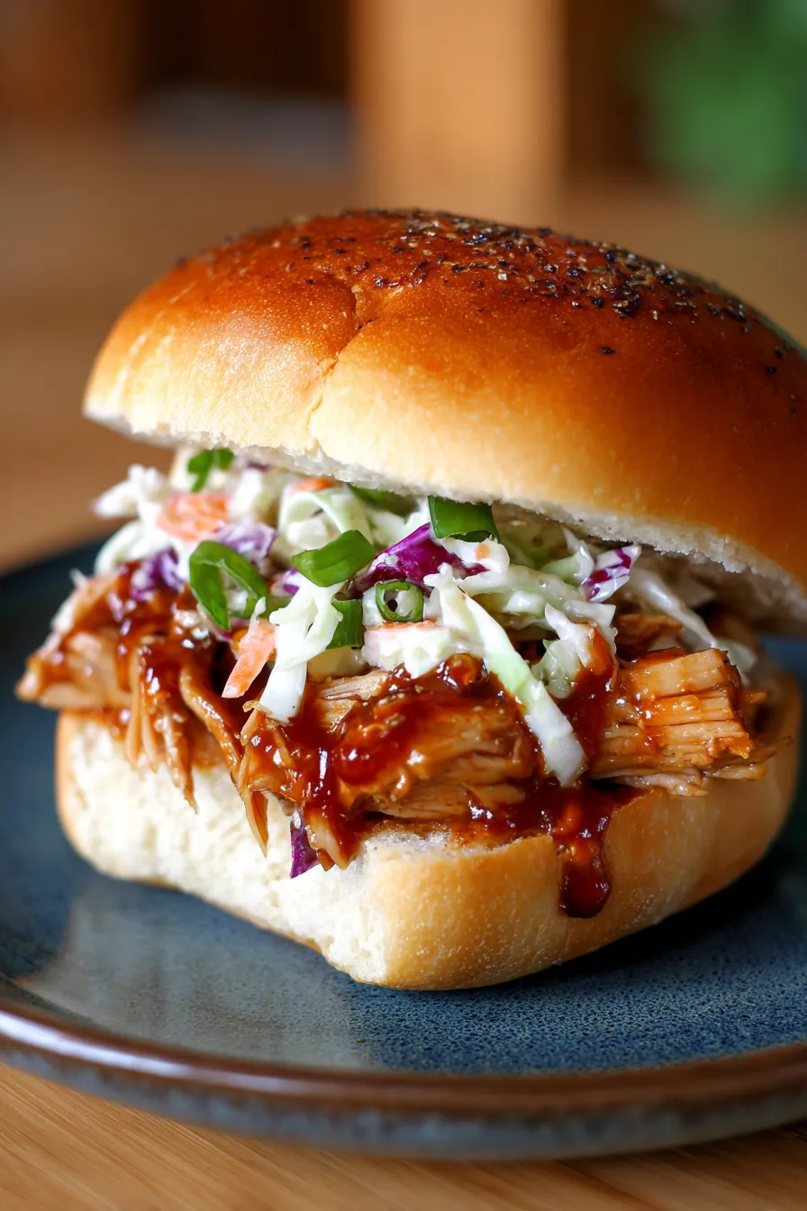 shredded chicken-macro shot