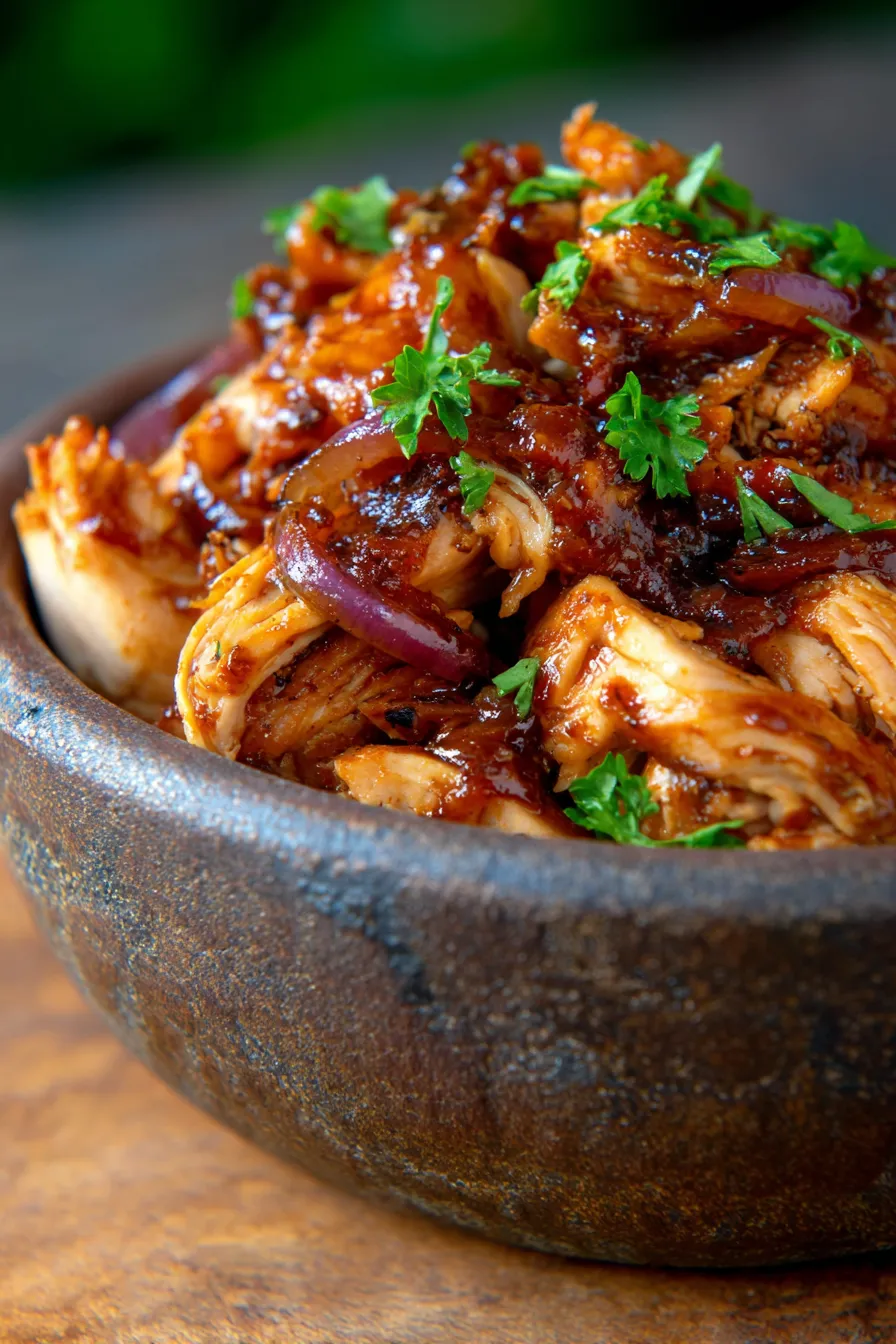 Sweet Baby Ray’s Crockpot Chicken-sandwich-coleslaw