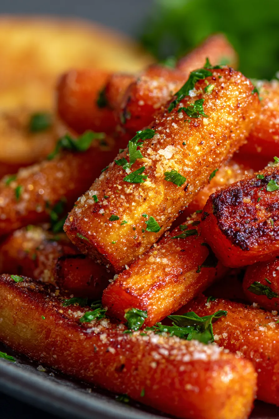 Tasty Parmesan Carrots! 🥕-finished-dish-serving-bowl
