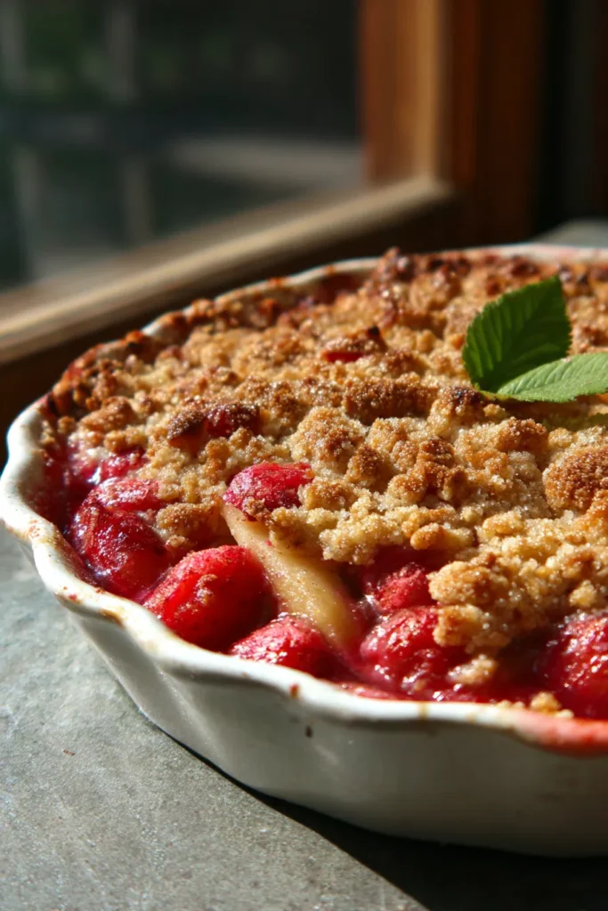 Rhubarb Crisp Recipe