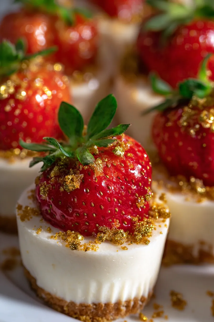 Cheesecake Deviled Strawberries-platter-dessert