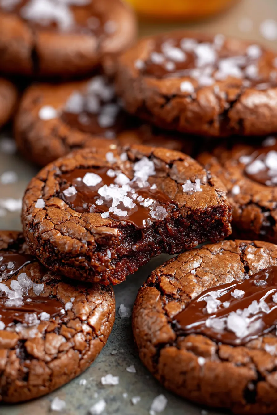 chocolate cookie texture closeup