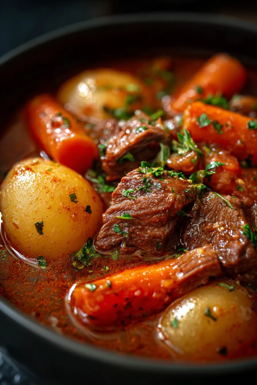 Crockpot Meal Prep Master 🍲 plated with rice