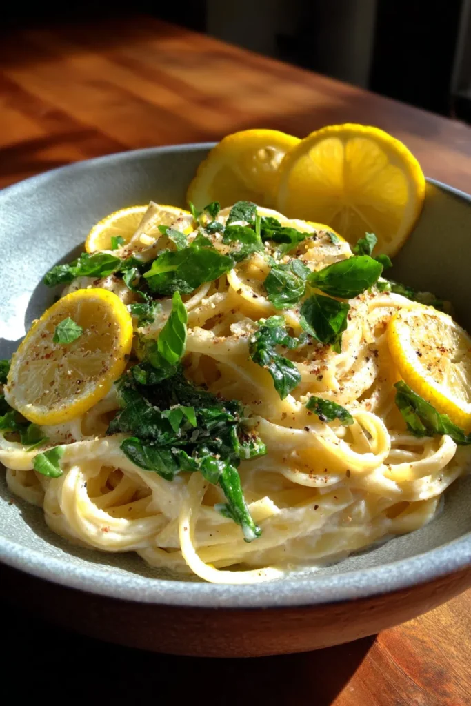 Easy Creamy Lemon Pasta Recipe