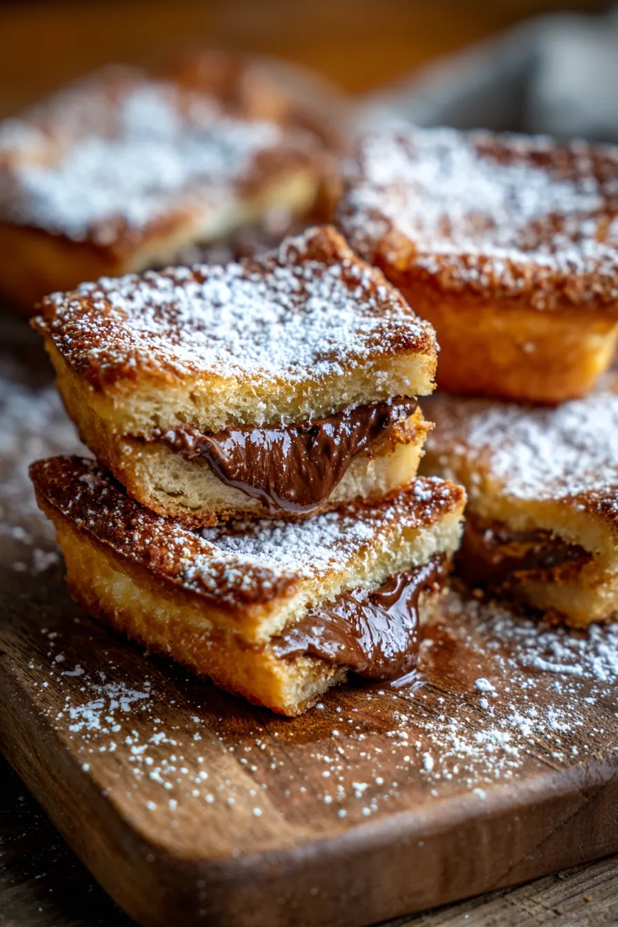 homemade air fryer dessert closeup