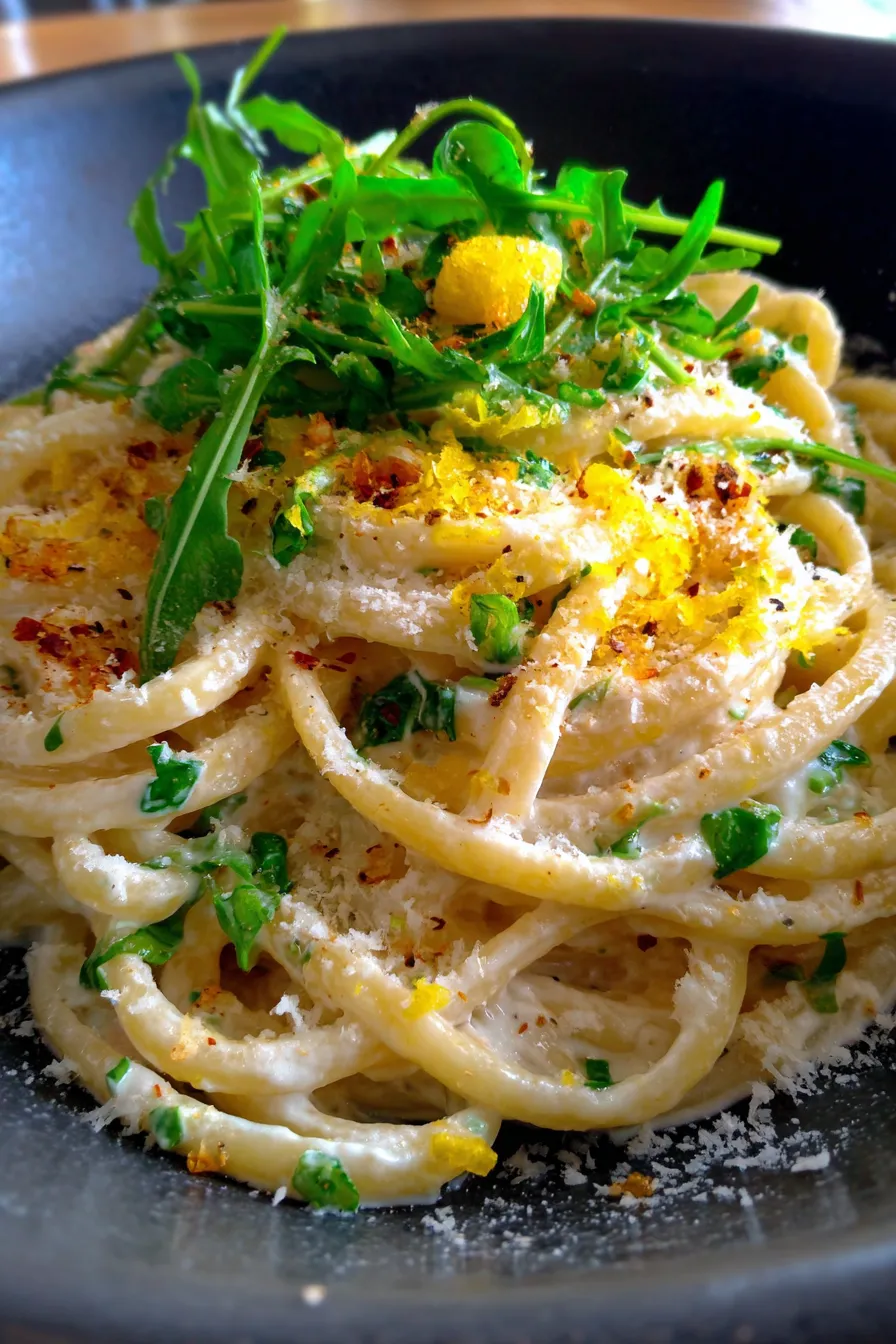 Lemon Ricotta Pasta With Arugula-ingredients-bright