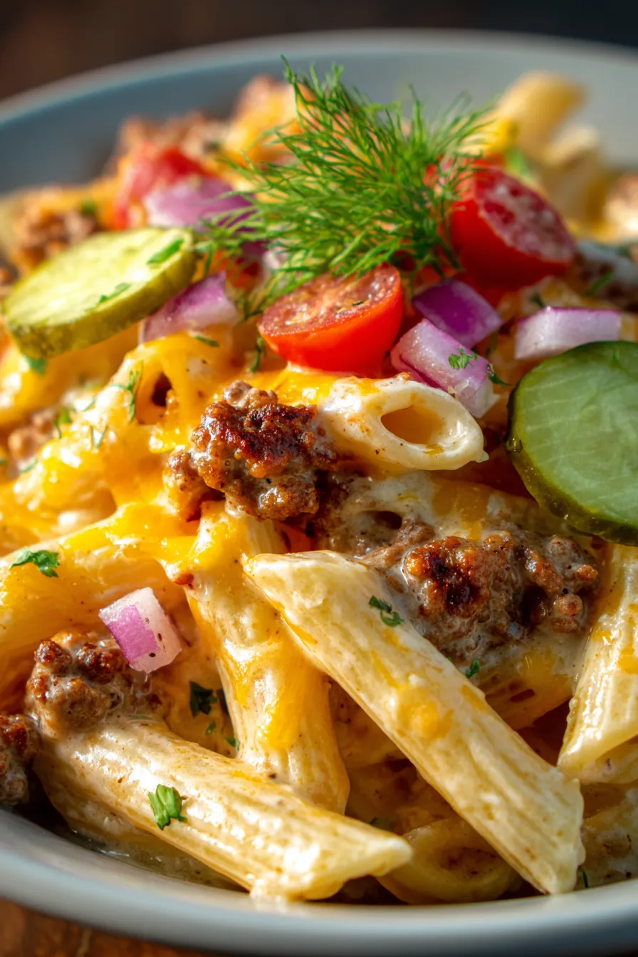 Loaded Alfredo Pasta-texture-melted-cheese