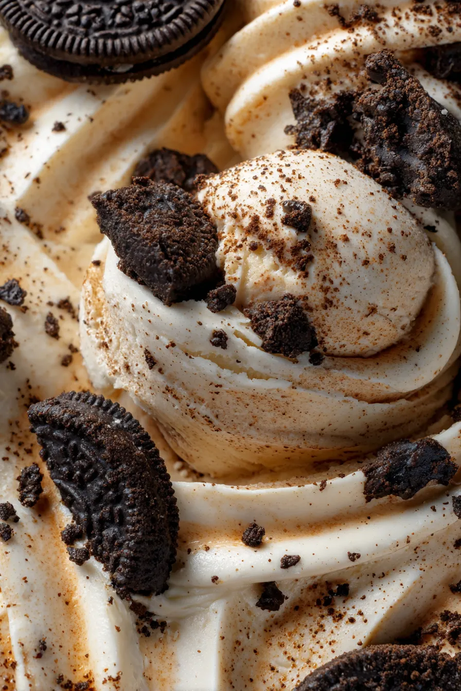 no-churn Oreo Ice Cream bowl