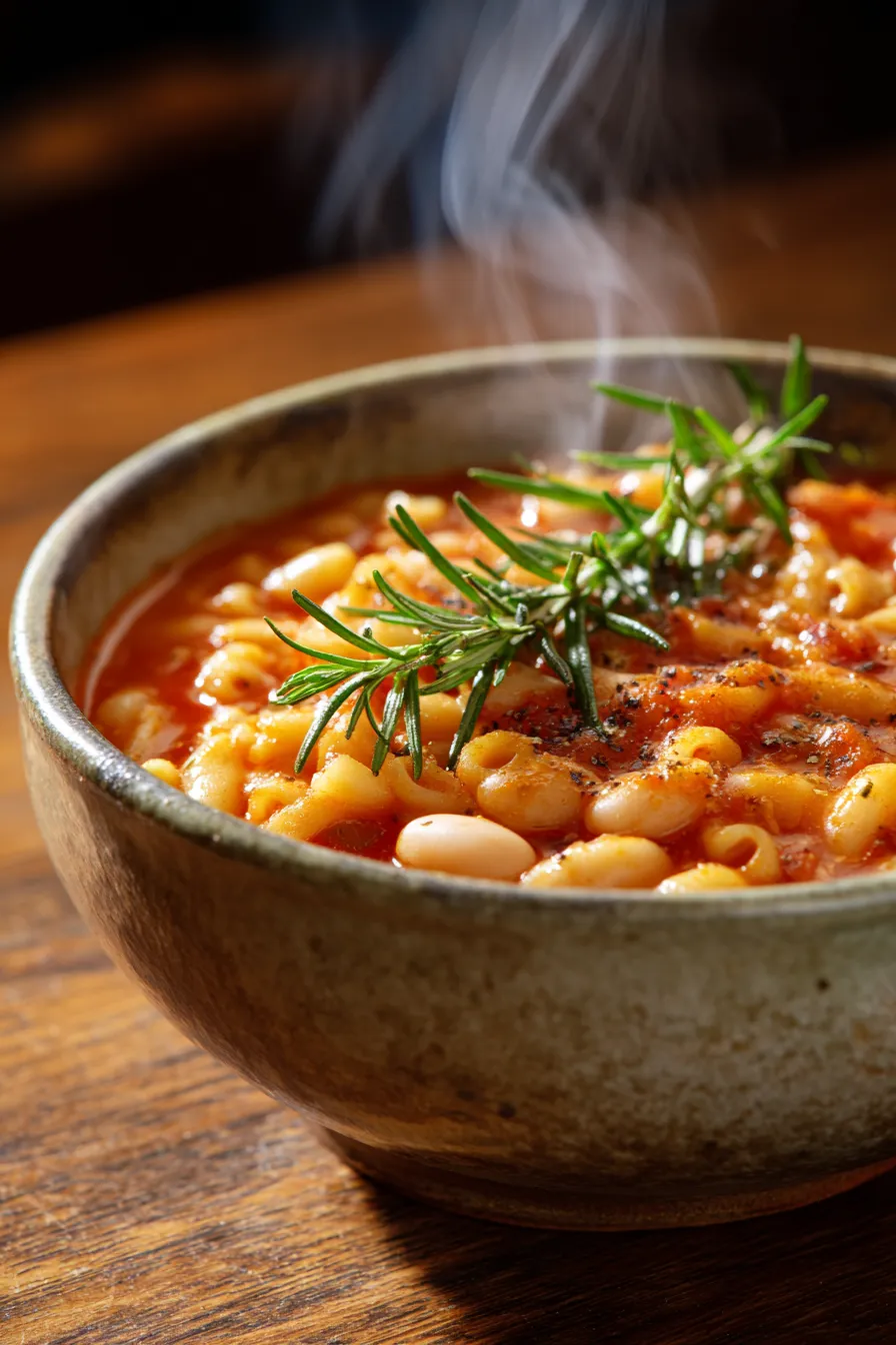 pasta-fagioli-texture-closeup