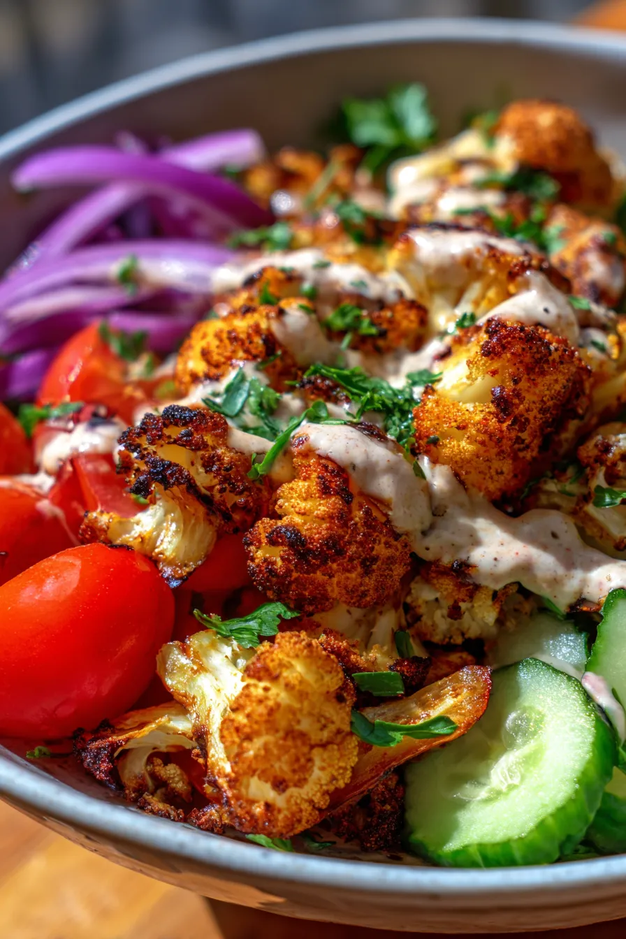 Roasted Cauliflower-spiced