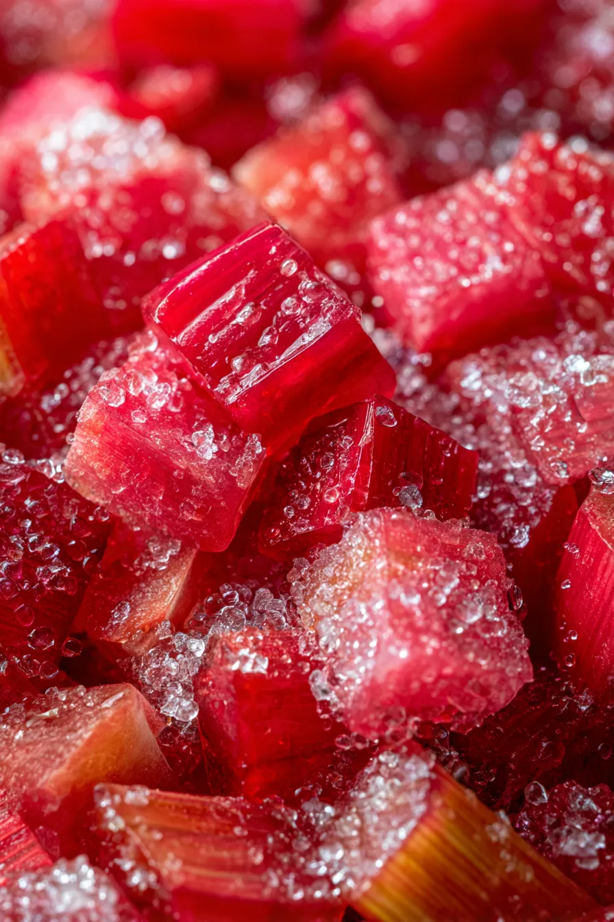 Stewed Rhubarb-served-yogurt