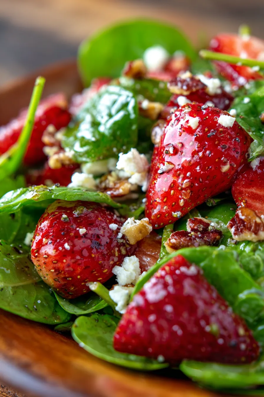 Strawberry Salad-ingredients-fresh