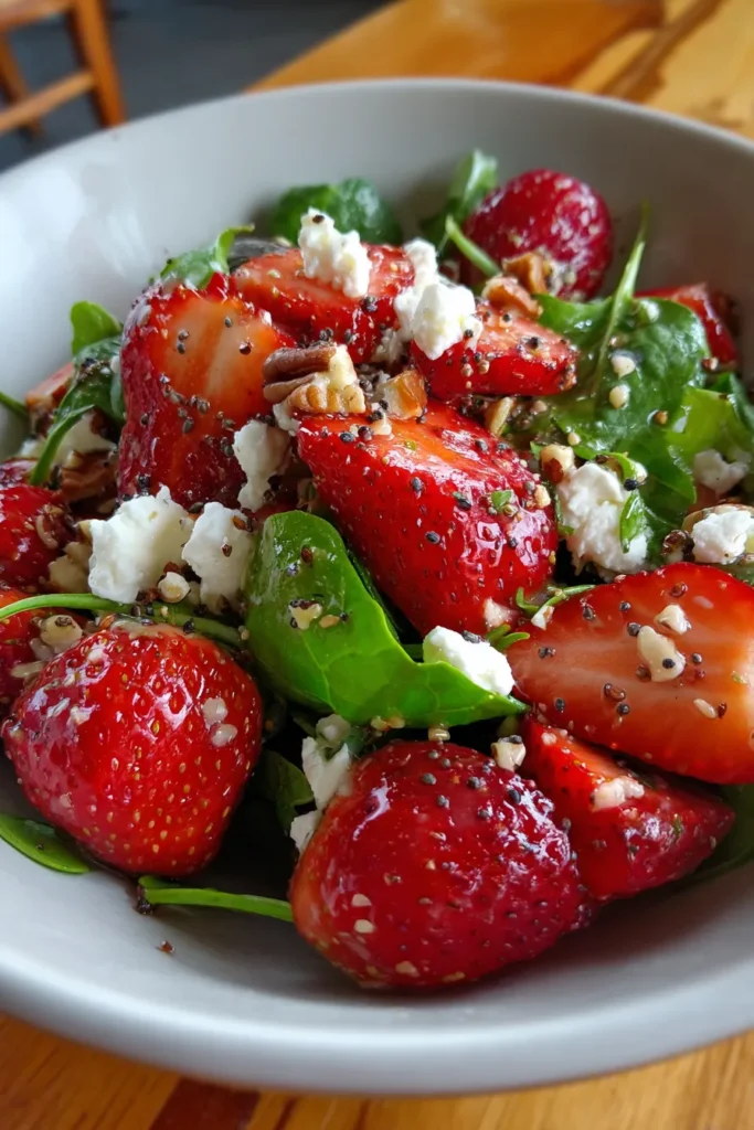 Strawberry Salad with Poppy Seed Dressing: A Summer Essential