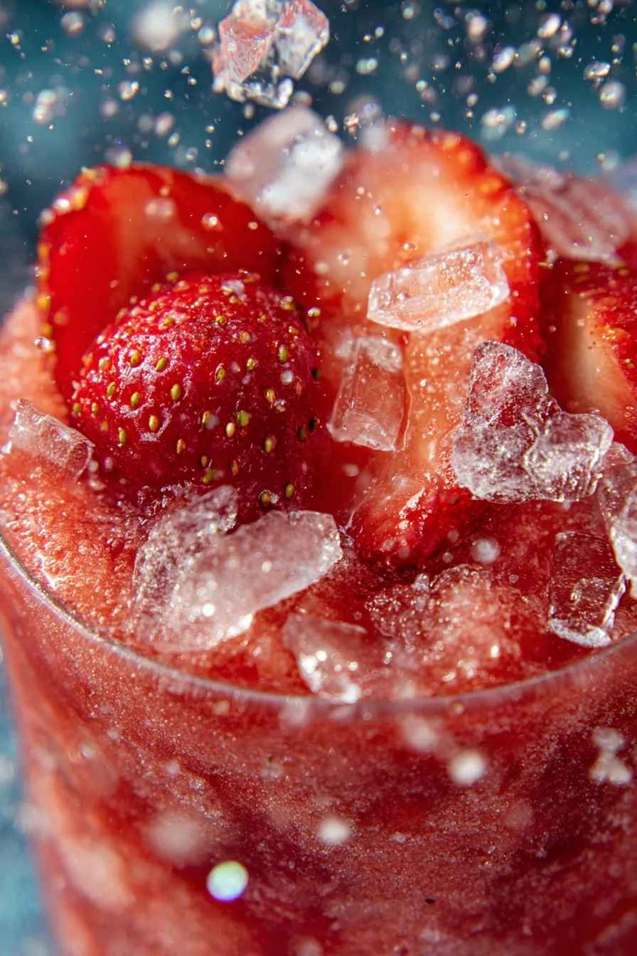 vibrant-strawberry-slushie-garnish