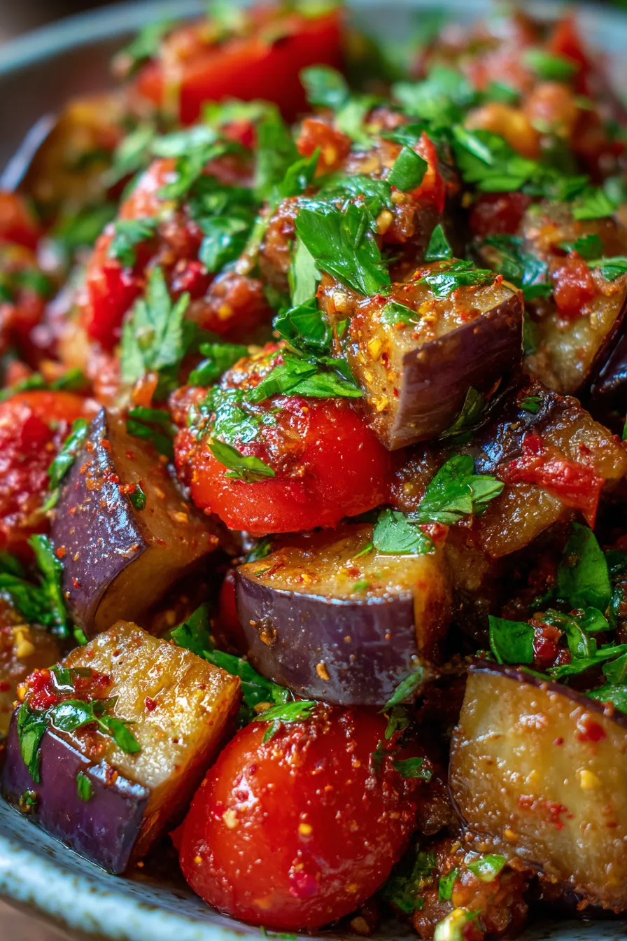 Zaalouk-eggplant-tomato-texture-closeup